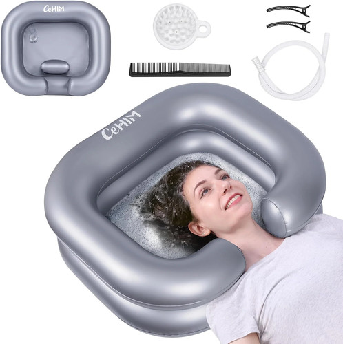 Inflatable shampoo basin - shampoo,