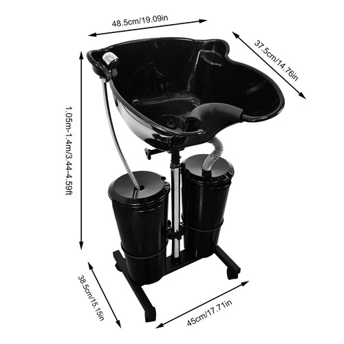 Portable shampoo bowl salon - portable,