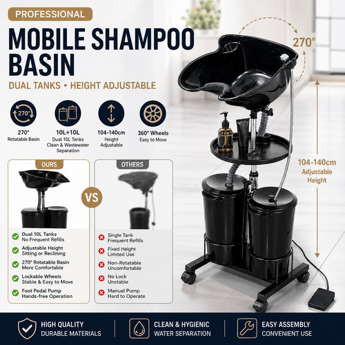 Mobile hairdressing shampoo - mobile,