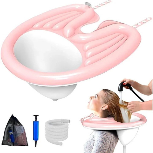 Inflatable shampoo trays with - inflatable,