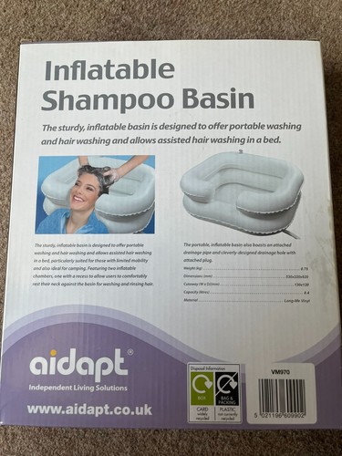 Inflatable shampoo basin - inflatable,
