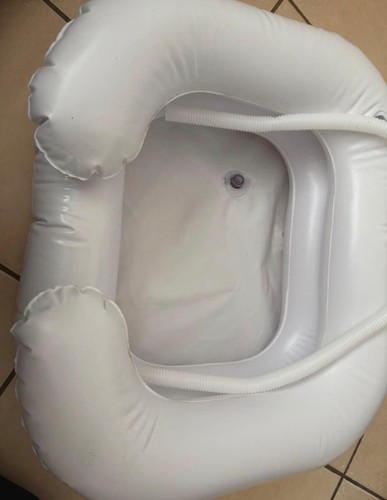 Inflatable shampoo bowl hair - shampoo,