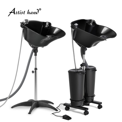 Portable barber shampoo - shampoo, bowl