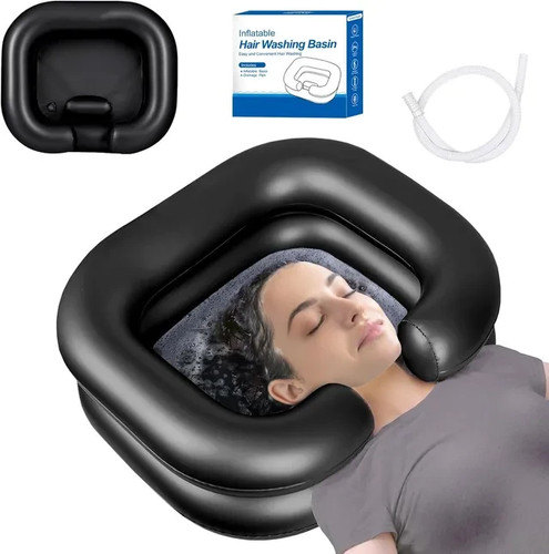 Inflatable shampoo basin sink - shampoo,