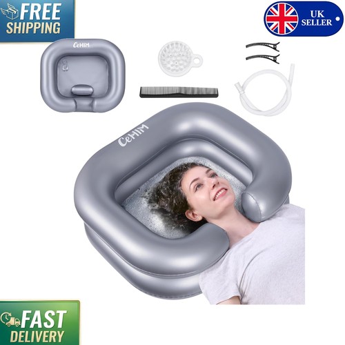 Inflatable shampoo basin - shampoo, for