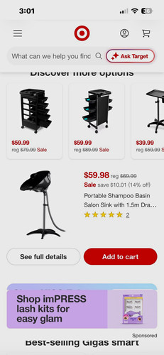 Portable salon shampoo bowl - portable,