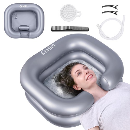 Inflatable shampoo basin - shampoo,