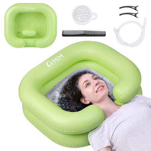 Inflatable shampoo basin - basin,
