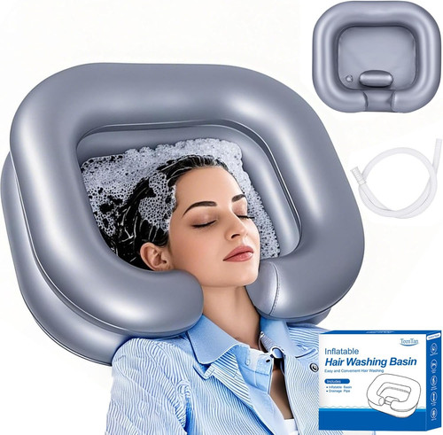 Inflatable shampoo basin for - inflatable,
